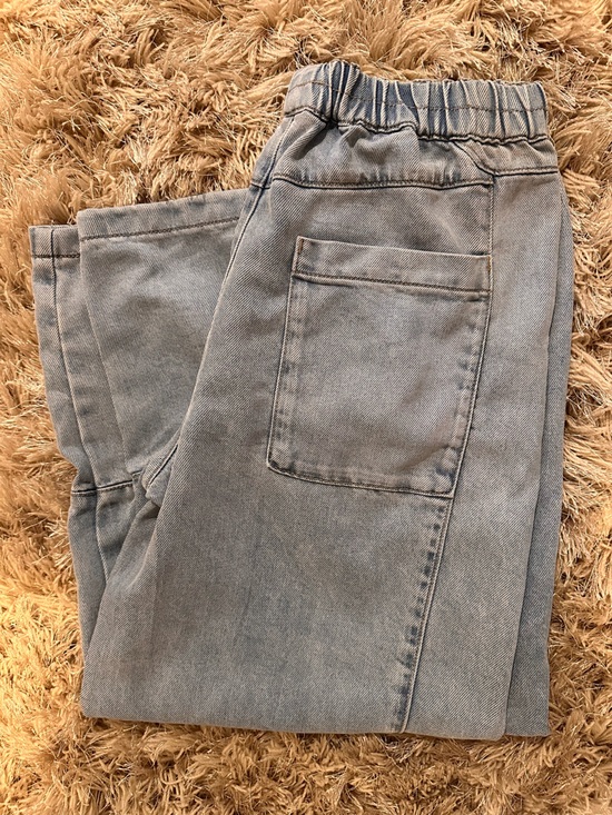 Miss Love Denim - Miss Love Super Soft Tencel Barrel Denim Look Pants M